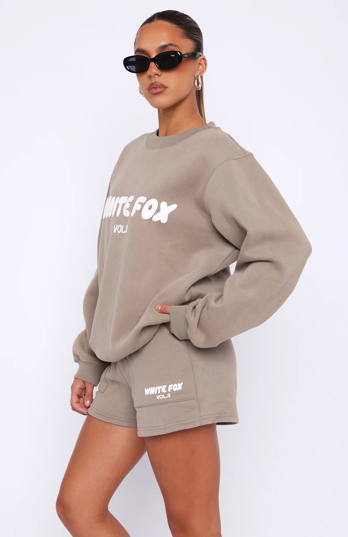 Letter Print Sweatshirt Set - DippedShop Wholesale - #0179
