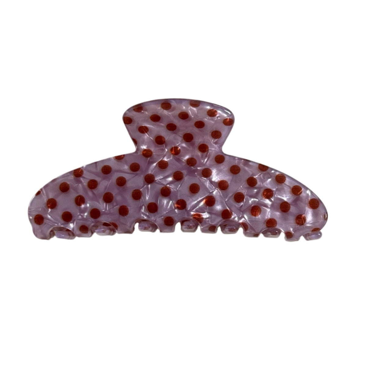 Simple Polka Dots Acetate Hair Claw Clip MK2PPIM6W6HCP1268