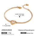 Minimalist Stainless Zircon Bracelet - DippedShop Wholesale - #7907