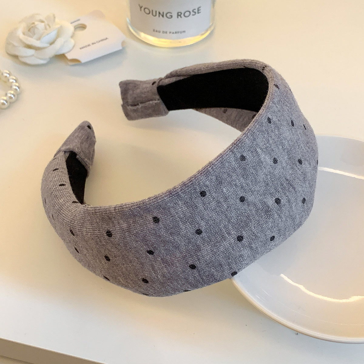 Slouchy Polka Dot Headband - DippedShop Wholesale - #9331