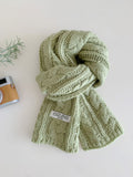 Chunky Cable Knit Scarf - DippedShop Wholesale - #9107