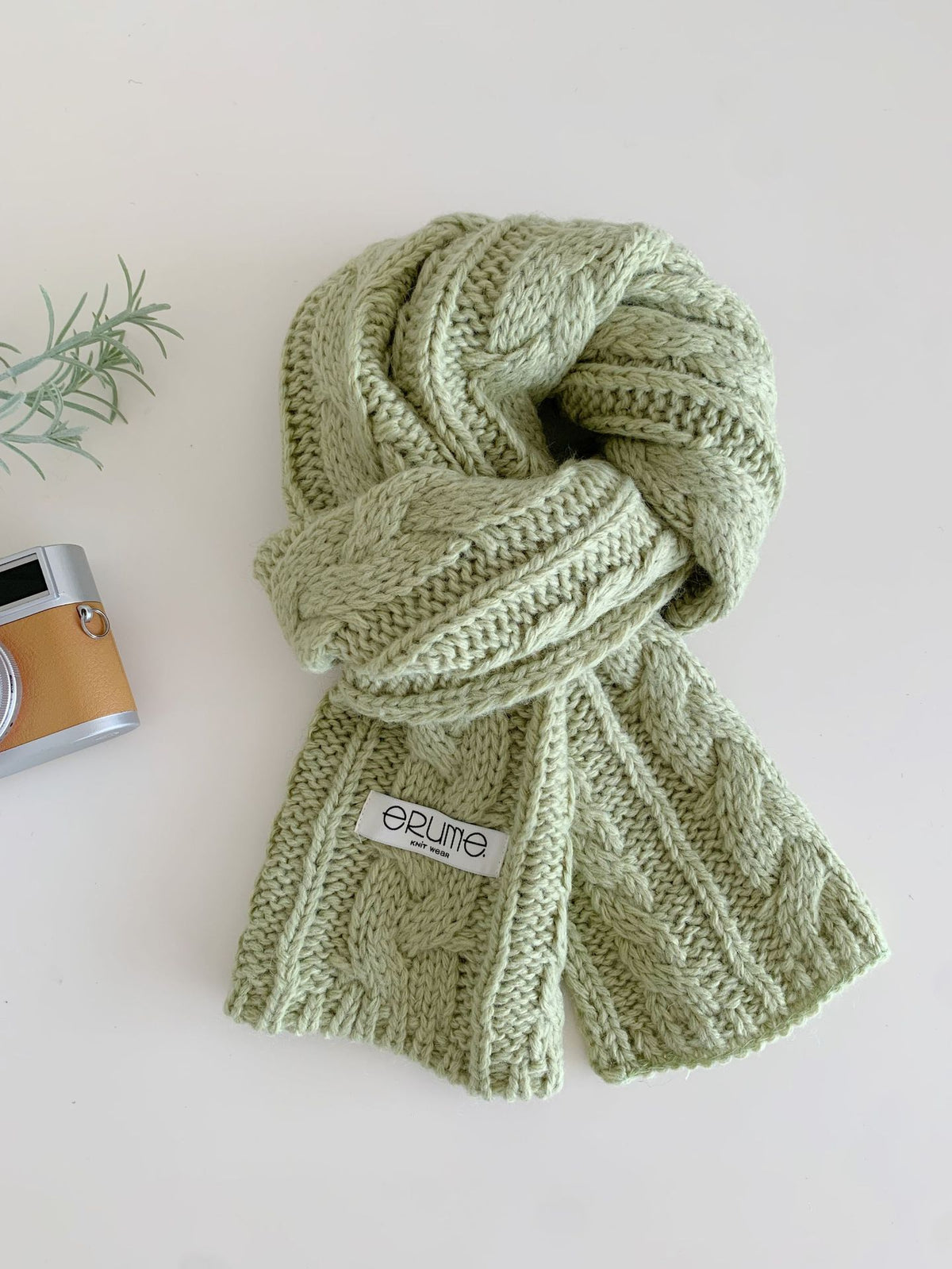 Chunky Cable Knit Scarf - DippedShop Wholesale - #9107