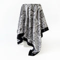 Stylish Floral Print Soft Square Headscarf MK2BLW6W6NSI39