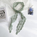 Elegant Floral Embroidered Lace Skinny Scarf MK2BW6W6NSI02