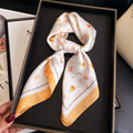 Fresh Floral Print Neckchief Versatile Square Scarf MK2BW6W6NSI22