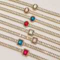 Fashion Gold Plated Cubic Zirc - DippedShop Wholesale - #6035