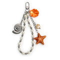 Stylish Starfish Shell Pearl Keychain Bag Charm 6W10BBC404