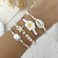 Beach Layered Seed Bead Bracel - DippedShop Wholesale - #6803