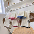 Color Block Jacquard Rib Socks - DippedShop Wholesale - #2947