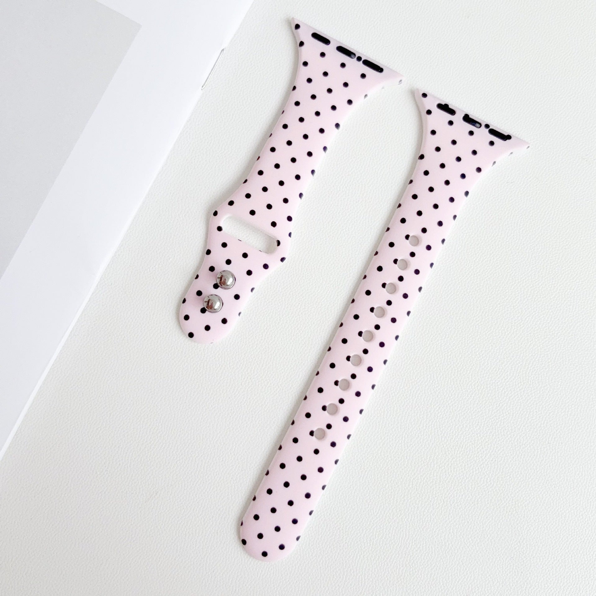 Slim Polka Dots Silicone Watch Band 6W6JWA129