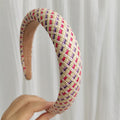 Stylish Color Block Woven Wide Headband MK2SPM6W6HBD04