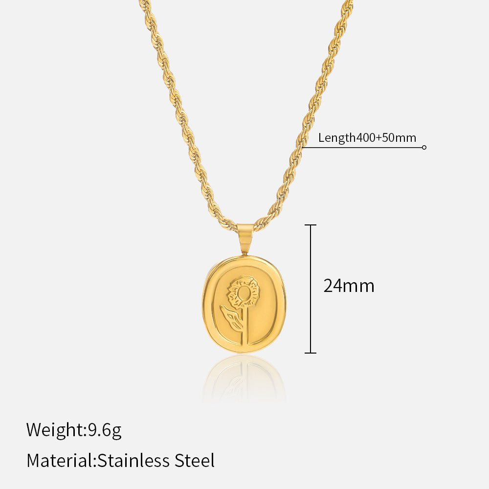 Chic Gold Plated Moon Pendant Choker Necklace 6W6JNC629