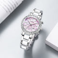Luxury Diamond Chronograph Analog Quartz Watch MK2SSAS6W6JWA17