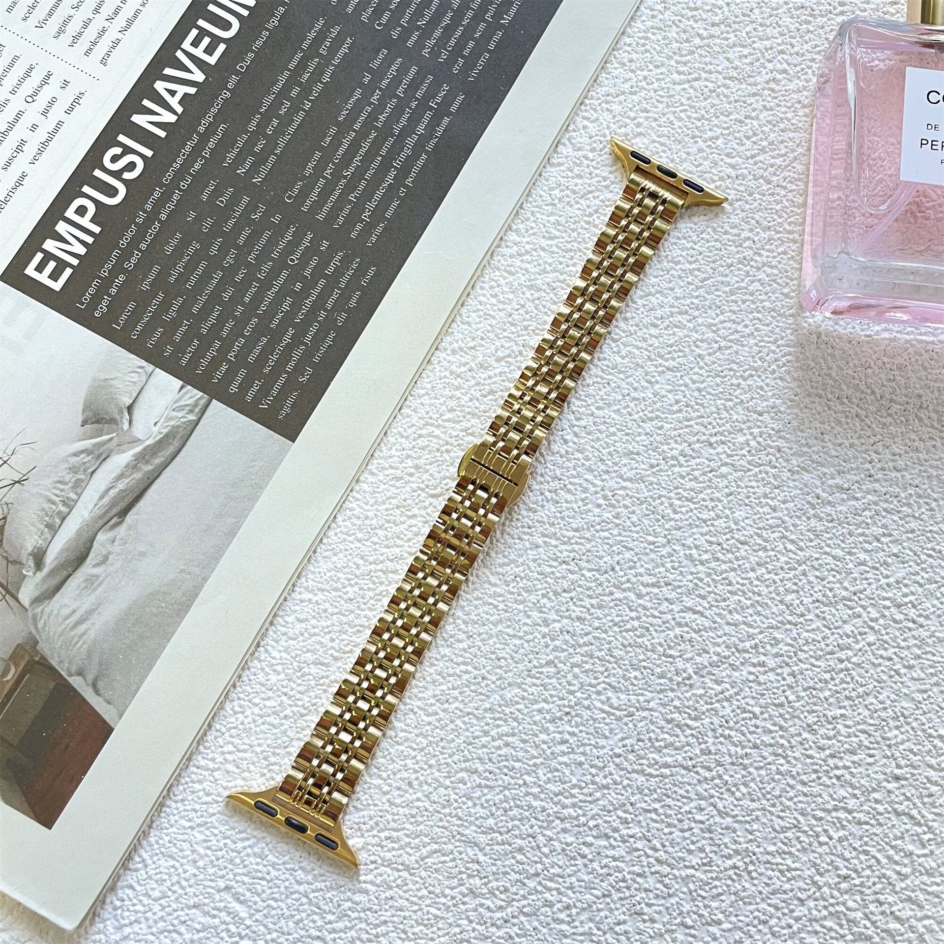 Minimalist Stainless Steel Slim Watch Band 6W6JWA85