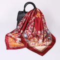 Vintage Paisley Print Large Square Scarf MK2BW6W6NSI32