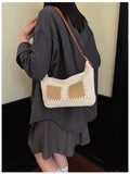 Boho Straw Shoulder Bag - DippedShop Wholesale - #5411