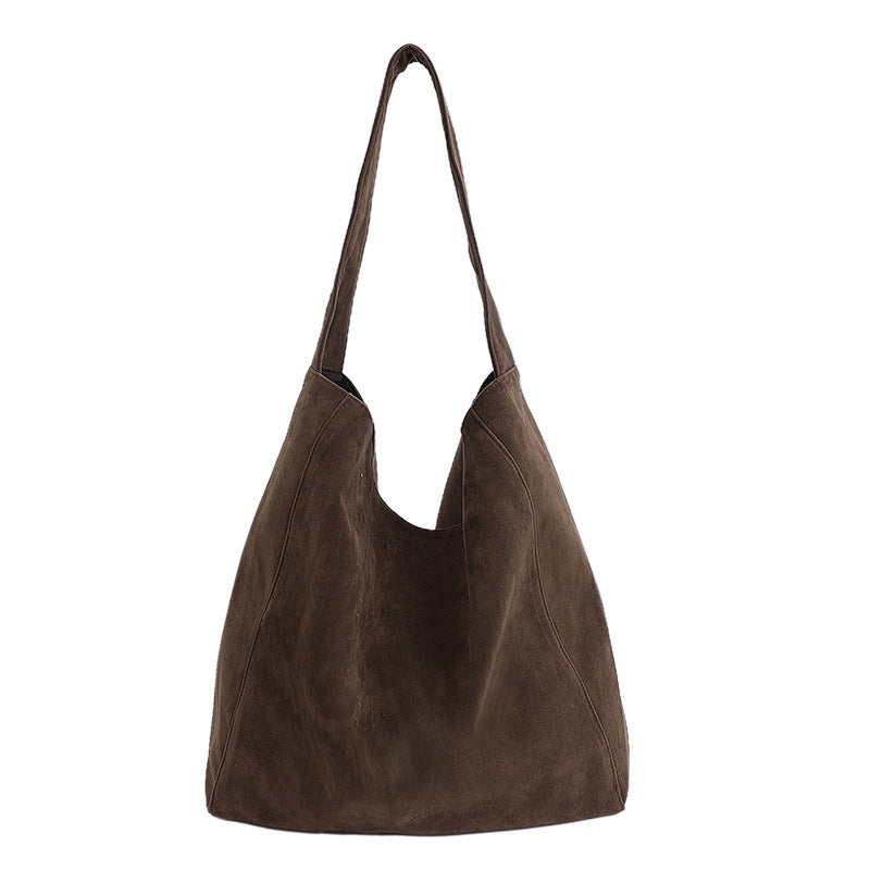 Retro Leopard Suede Large Capacity Shoulder Bags 6S10BBG1552