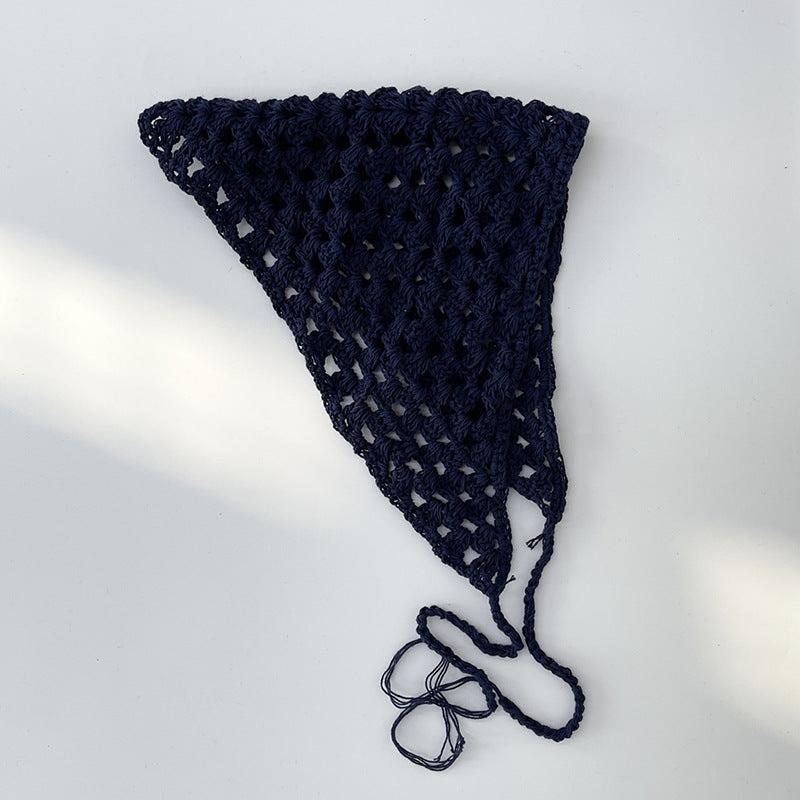 Handmade Hollow Out Triangle Bandana Headscarf MK2BK6W6HHS11