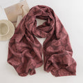 Vintage Floral Print Cashmere Feel Scarf 6W6NSW286