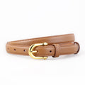 Simple Solid Color Pin Buckle Leather Belt 6W6JBT158