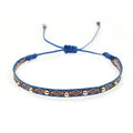 Handmade Seed Bead Braided Adjustable Bracelet 6W6JBR475