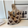 Stylish Heart Print Large Capacity Shoulder Bag 6W10BBG1765