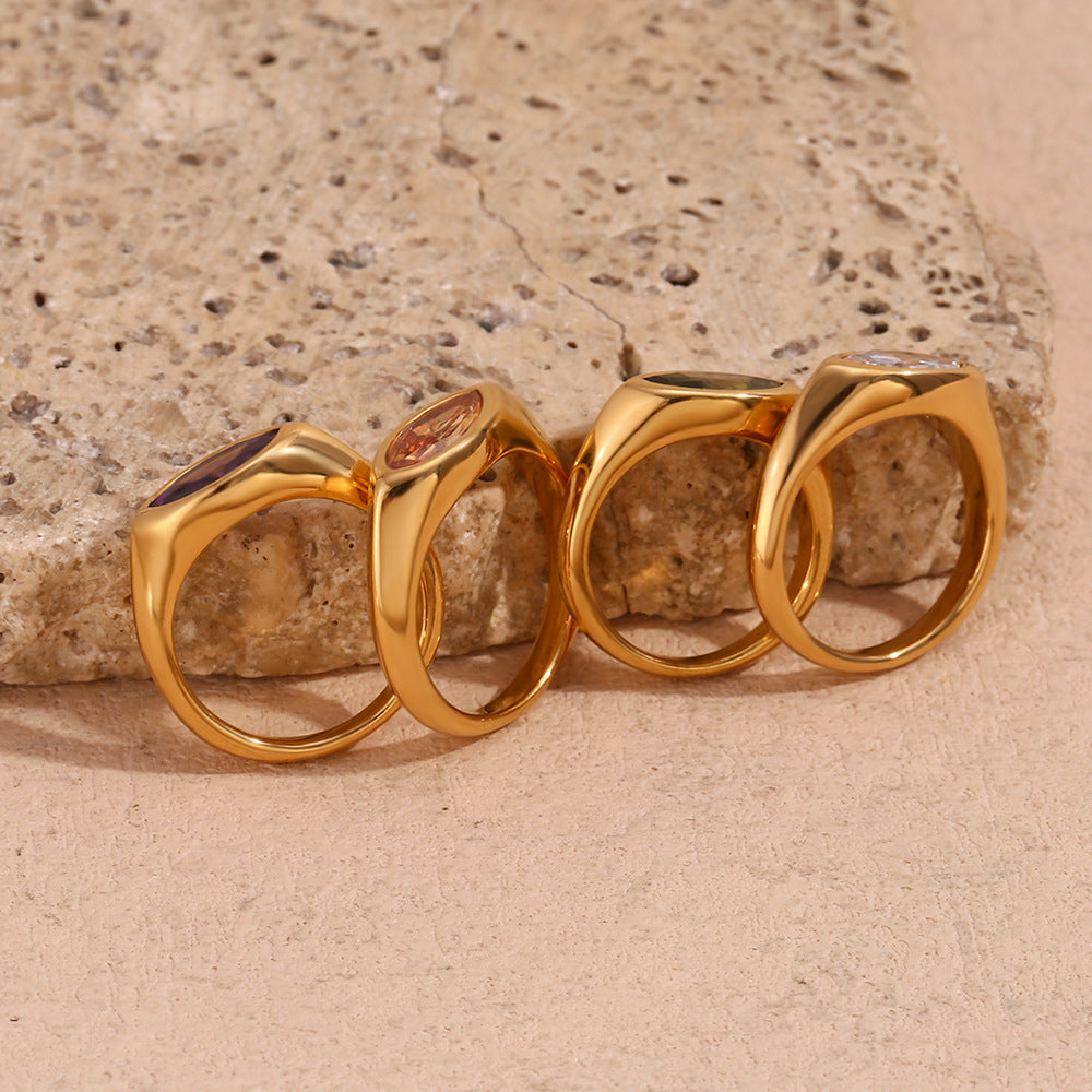 Elegant Gold Plated Horse-Eye - DippedShop Wholesale - #3827