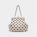 Trendy Polka Dot Color Block Evening Handbag 6W10BBG1979
