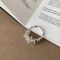 Irregular Crystal Beaded Ring - DippedShop Wholesale - #2035
