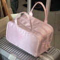 Cute Bowknot Embroidery Large Capacity Makeup Bag MK2BW6S10BOB100