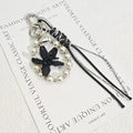 Beaded Flower Keychain Charm - DippedShop Wholesale - #6531