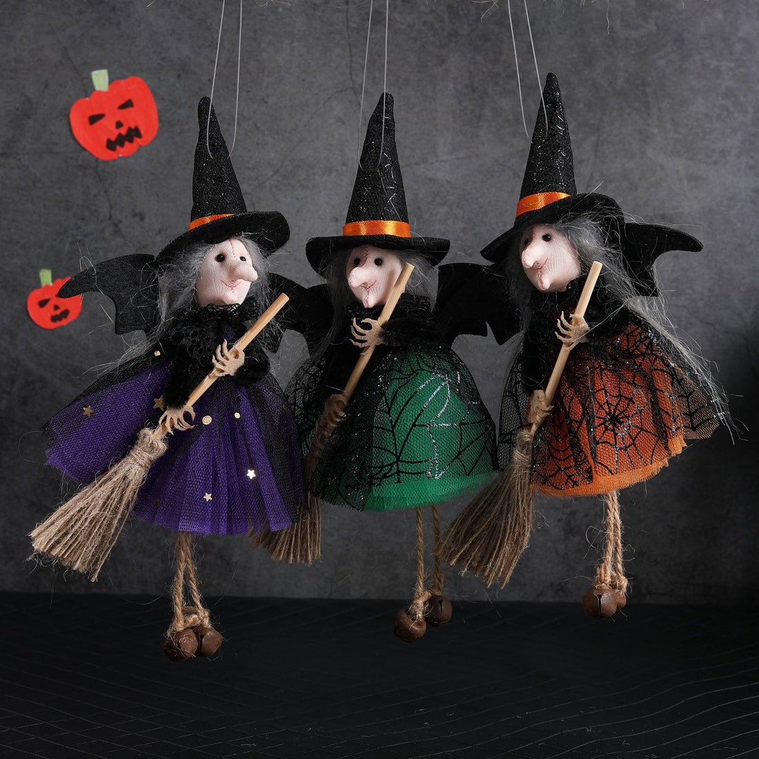 Halloween Broom Witches Saree Doll DPJD2628