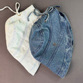 Vintage Wash Faded Denim Bucket Hats MK2COK6W6HAT363