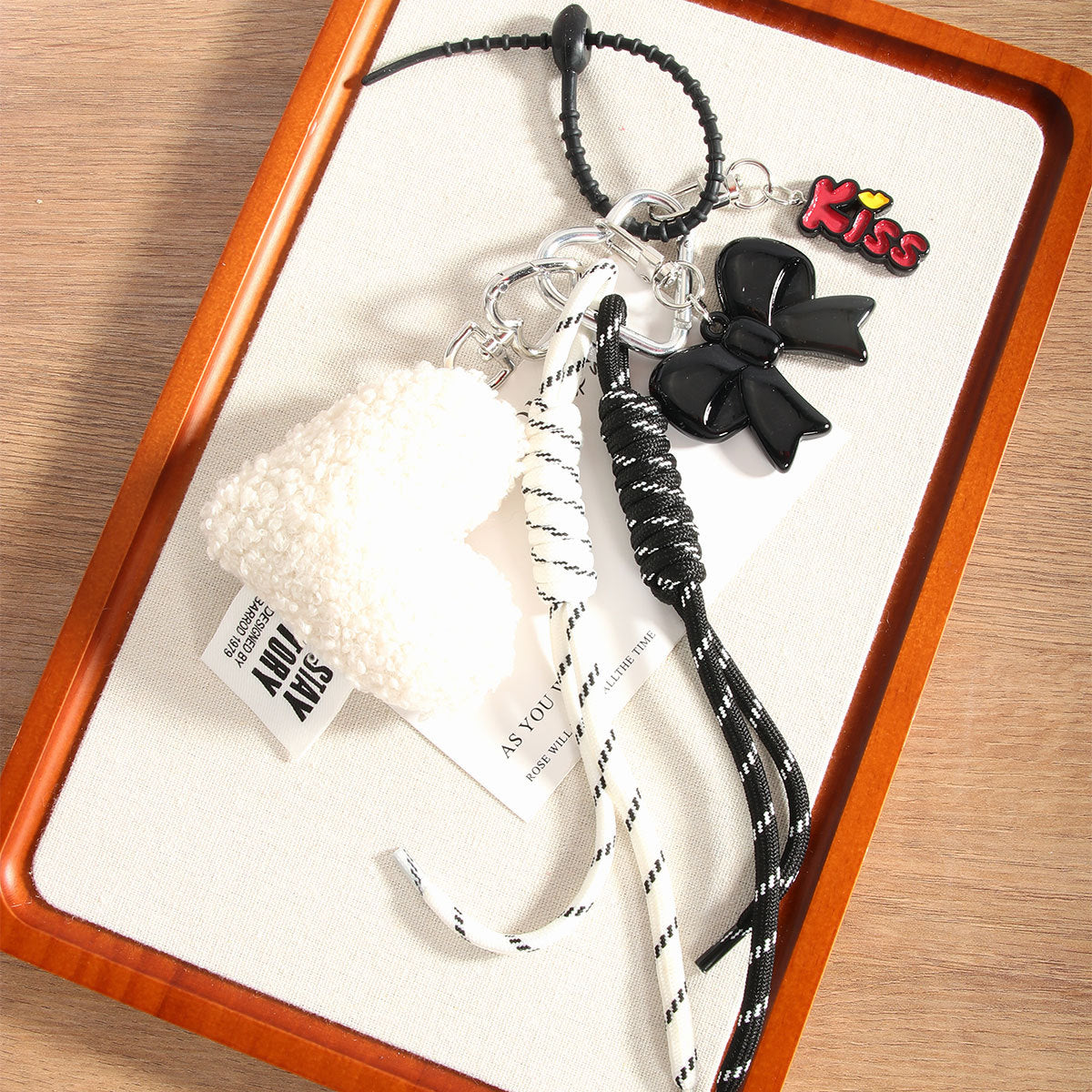 Bow Keychain Bag Charm - DippedShop Wholesale - #0291