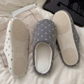Trendy Polka Dots Soft Plush Indoor Slippers 6W8FSP232