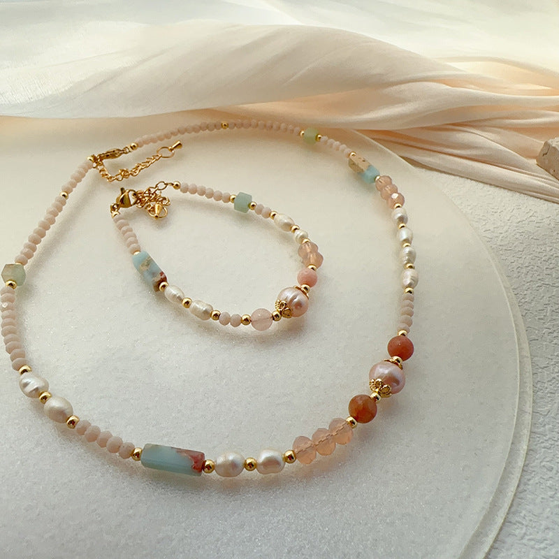 Boho Pearl Stone Bracelet - DippedShop Wholesale - #9363