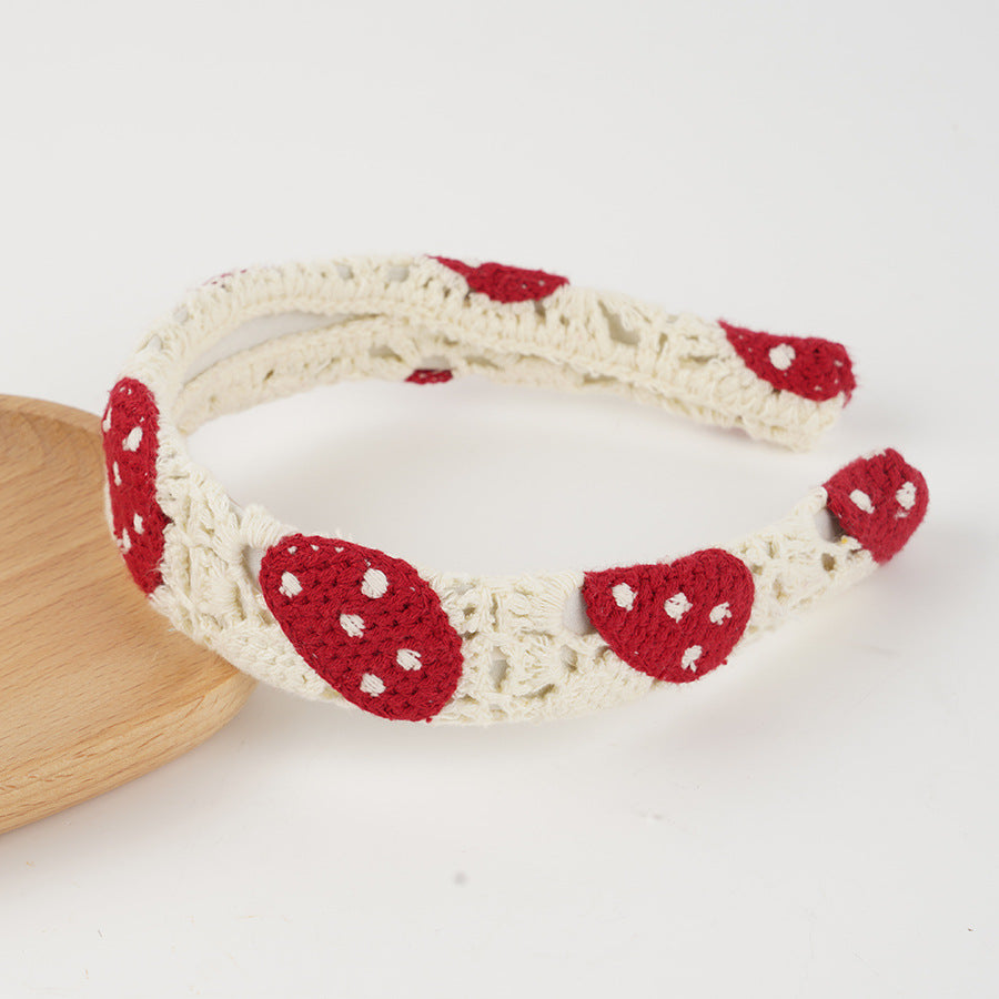 Knit Flower Hair Band - DippedShop Wholesale - #7203