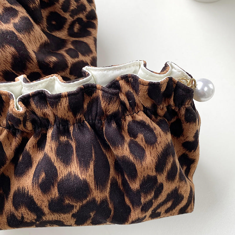 Vintage Leopard Cosmetic Bag - DippedShop Wholesale - #2787