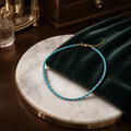 Minimalist Color Block Bead Choker Necklace 6W6JNC1019
