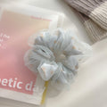 Danity Mesh Double-Layer Flower Hair Scrunchies MK2BW6W6HSR75