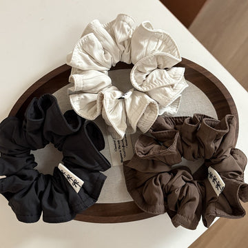 Ruched Elastic Hair Scrunchie - DippedShop Wholesale - #3859