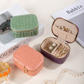Trendy Portable Travel PU Jewelry Case 6W13HSJ125