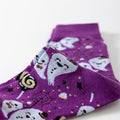 Pumpkin Ghost Print Socks - DippedShop Wholesale - #6163