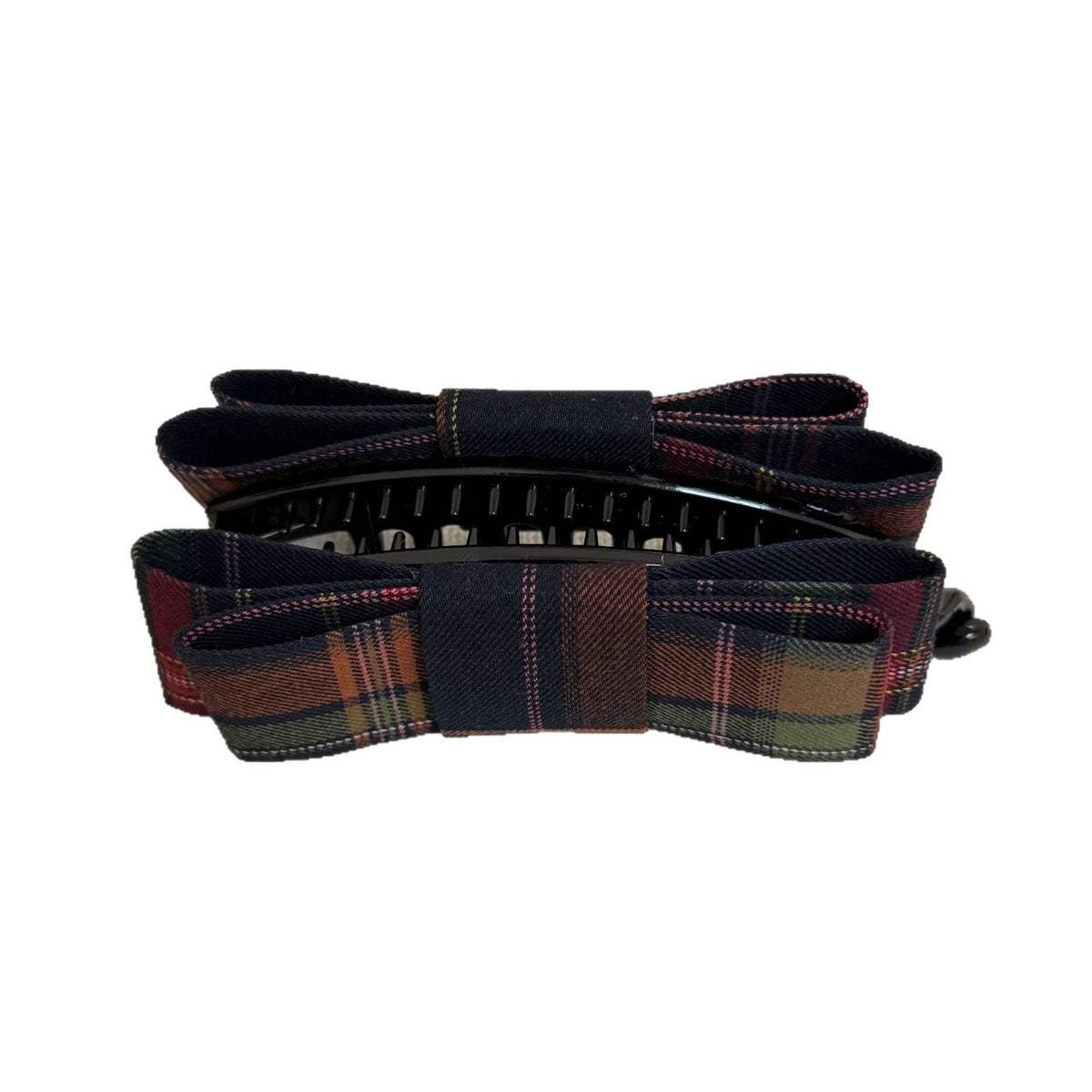 Vintage Bowknot Plaid Banana Hair Claw 6W6HCP1622