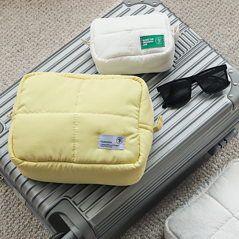 Solid Color Nylon Waterproof Makeup Bag DP25E849