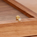 Elegant Gold Plated Sunflower - DippedShop Wholesale - #8435