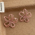 Hollow Out Flower Stud Earrings - DippedShop Wholesale - #0707