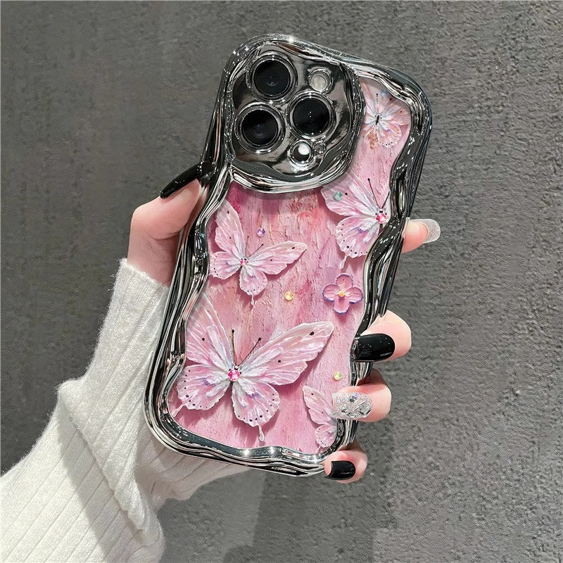 Butterfly Electroplated Phone Case - DippedShop Wholesale - #4835