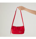 Simple Solid Color Nylon Crossbody Bag 6W10BBG1365