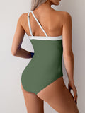 Vintage One-Shoulder Swimsuit - DippedShop Wholesale - #9763